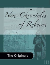 Omslagafbeelding: New Chronicles of Rebecca