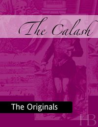 表紙画像: The Calash