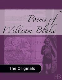 صورة الغلاف: Poems of William Blake
