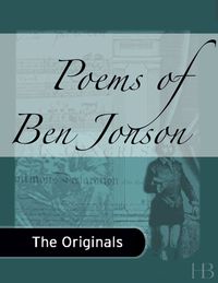 Omslagafbeelding: Poems of Ben Jonson