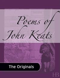 صورة الغلاف: Poems of John Keats