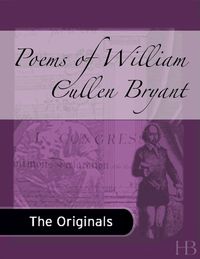 Titelbild: Poems of William Cullen Bryant