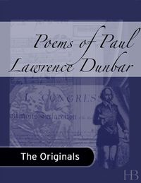 Cover image: Poems of Paul Lawrence Dunbar