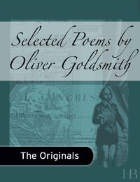 صورة الغلاف: Selected Poems by Oliver Goldsmith