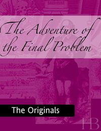 Cover image: The Adventure of the Final Problem