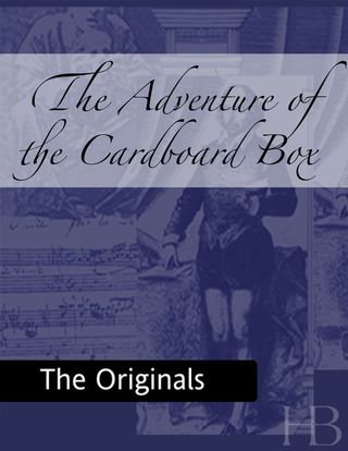 Cover image: The Adventure of the Cardboard Box