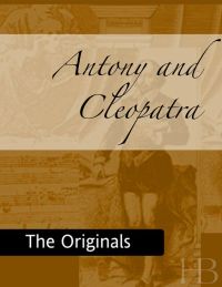 Imagen de portada: Antony and Cleopatra