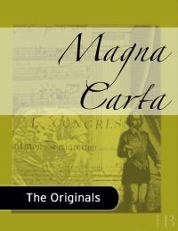 Cover image: Magna Carta