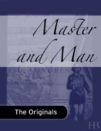 Cover image: Master and Man