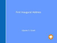Omslagafbeelding: First Inaugural Address