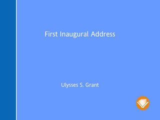 表紙画像: First Inaugural Address
