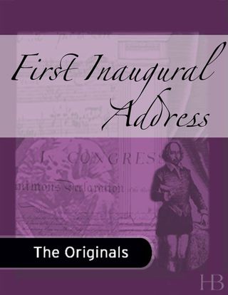 Cover image: First Inaugural Address