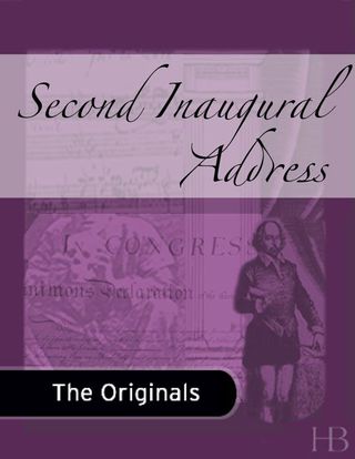 Imagen de portada: Second Inaugural Address