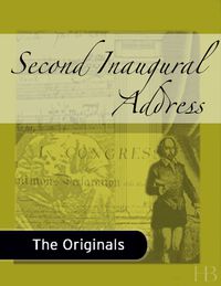 Cover image: Second Inaugural Address