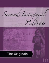 Cover image: Second Inaugural Address