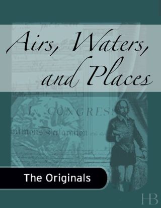 Cover image: Airs, Waters, and Places