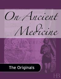 Cover image: On Ancient Medicine