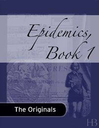 Cover image: Epidemics, Book 1