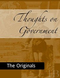 Cover image: Thoughts on Government