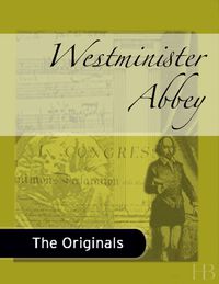 Cover image: Westminister Abbey