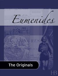表紙画像: Eumenides