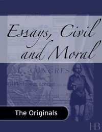 صورة الغلاف: Essays, Civil and Moral