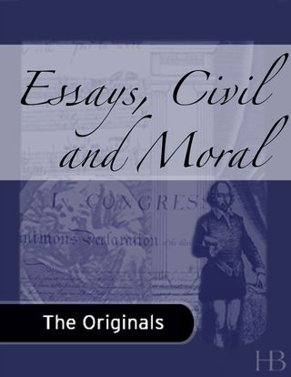 表紙画像: Essays, Civil and Moral