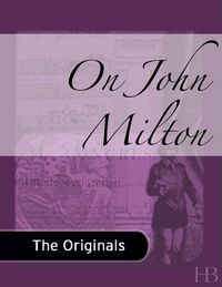 Cover image: On John Milton