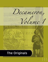 Omslagafbeelding: Decameron, Volume 1