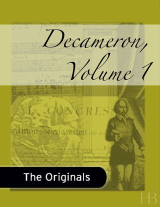 Cover image: Decameron, Volume 1