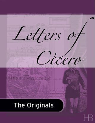 صورة الغلاف: Letters of Cicero