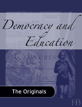 Cover image: Democracy and Education