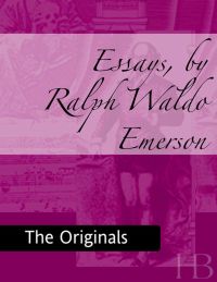 Cover image: Essays by Ralph Waldo Emerson