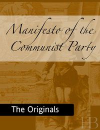 Cover image: Manifesto of the Communist Party