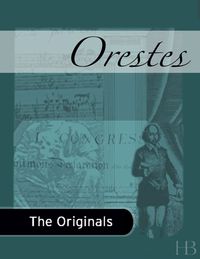 Cover image: Orestes
