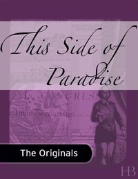 Cover image: This Side of Paradise