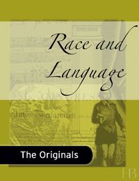 表紙画像: Race and Language