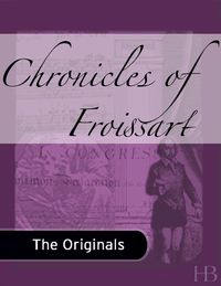 Cover image: Chronicles of Froissart