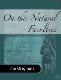 Cover image: On the Natural Faculties