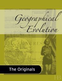 صورة الغلاف: Geographical Evolution