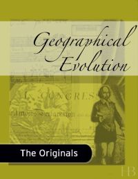 表紙画像: Geographical Evolution