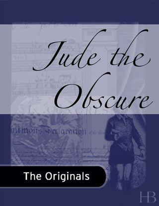 Cover image: Jude the Obscure