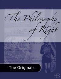 Titelbild: The Philosophy of Right