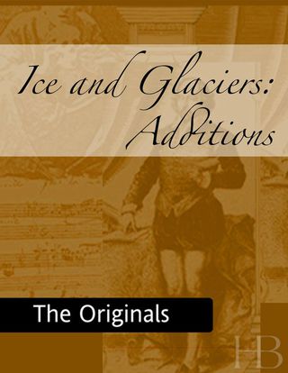 Cover image: Ice and Glaciers: Additions
