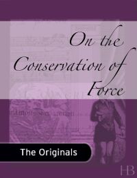 Cover image: On the Conservation of Force