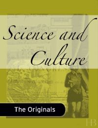 Omslagafbeelding: Science and Culture