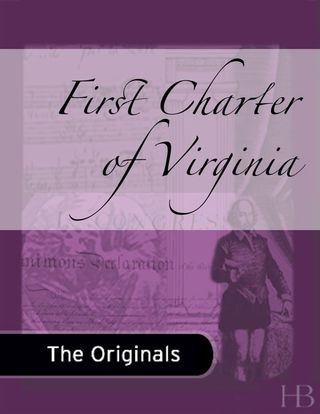 Omslagafbeelding: First Charter of Virginia