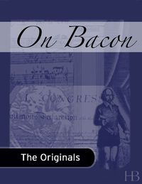 Cover image: On Bacon