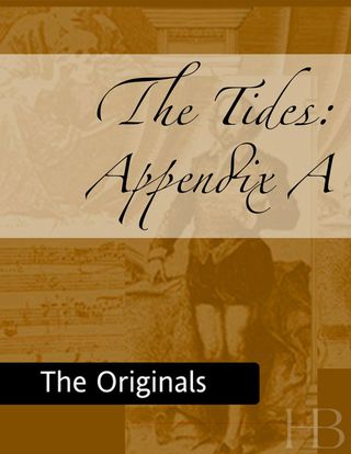 Cover image: The Tides: Appendix A