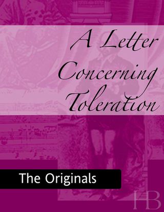 Cover image: A Letter Concerning Toleration